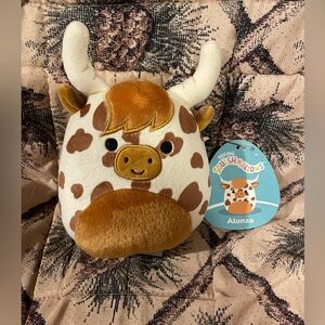 5” Alonzo the Highland Cow Squishmallow